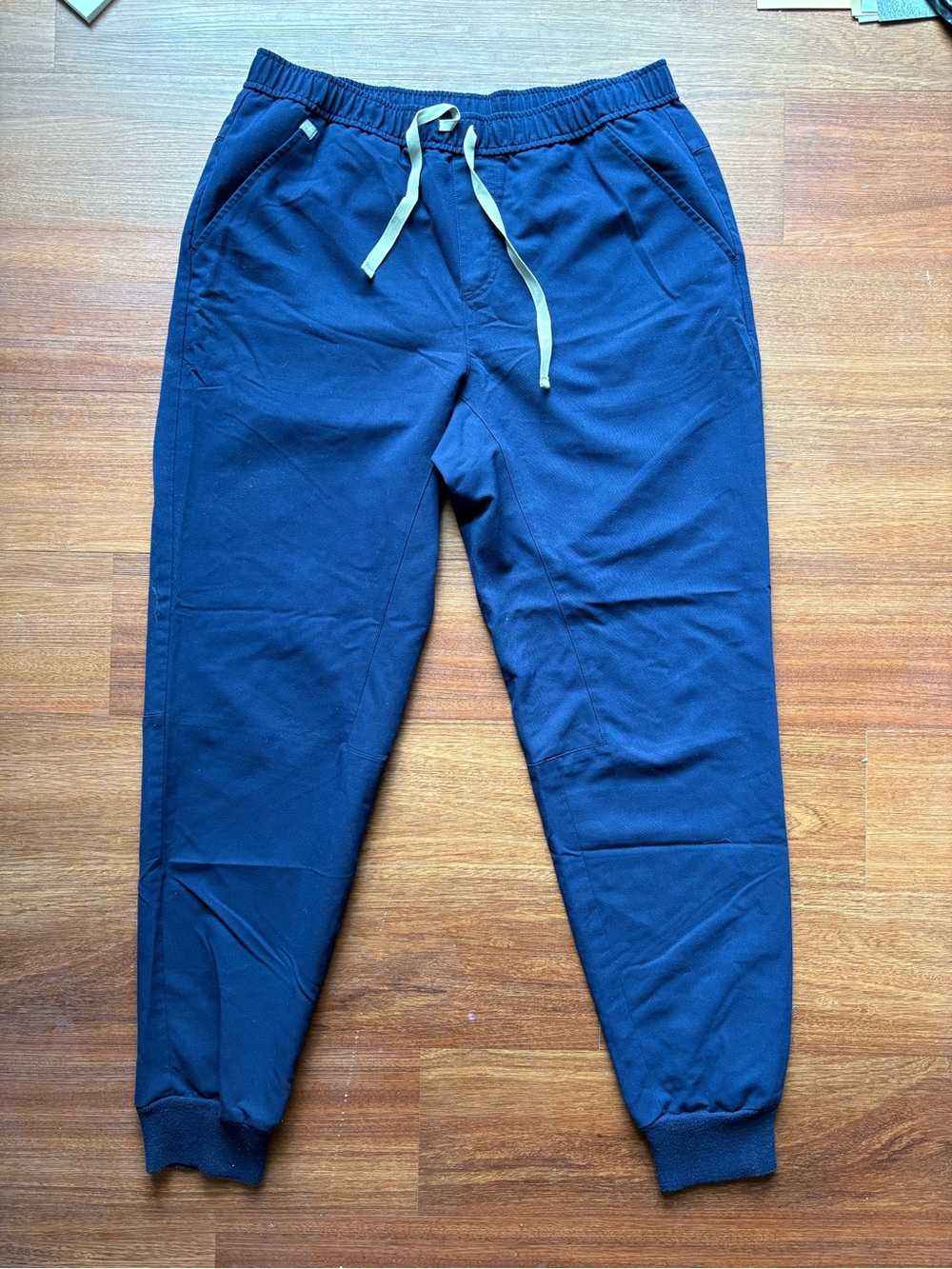 FIGS Technical Collection Jogger Scrub Pants Navy Blue Large NWOT 30x30